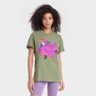 Golden Hour Women's Pacheco La Huesuda Short Sleeve Graphic T-shirt - Green