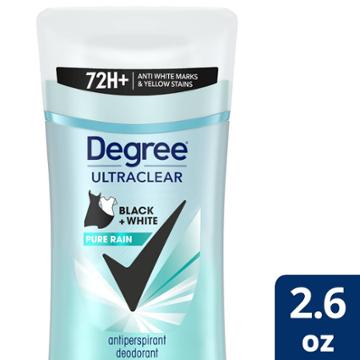 Degree Ultraclear Black + White Pure Rain 72-hour Antiperspirant & Deodorant