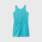 Girls' Stretch Woven Romper - All In Motion Turquoise
