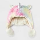 Girls' Tie-dye Printed Unicorn Hat - Cat & Jack , One Color