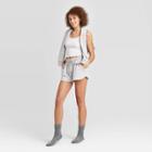 Women's Cozy Fleece Lounge Shorts - Colsie Gray