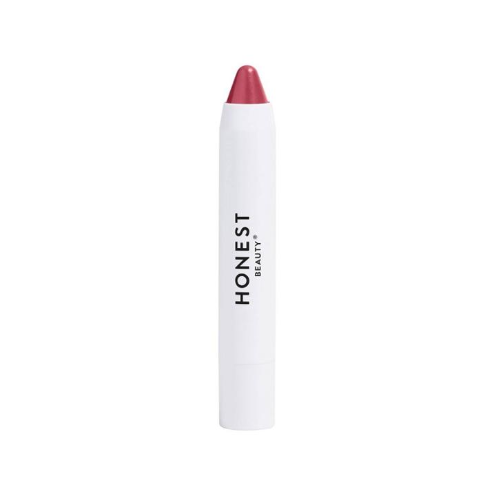 Honest Beauty Lip Crayon Lush Sheer Raspberry With Shea Butter