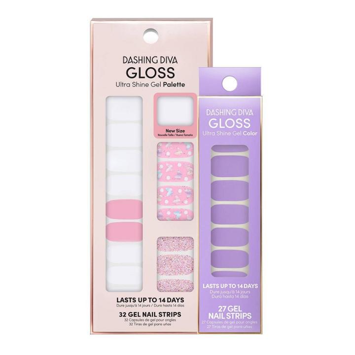 Dashing Diva Gloss Ultra Shine Gel Mani Bundle - Frillseeker & Enchanted