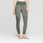 Women's High-waisted 3/4 Seamless Leggings - Joylab Jungle Green