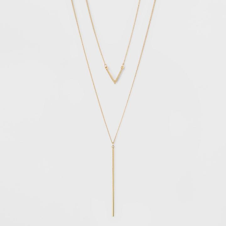 Multi-strand Long Necklace - A New Day Gold