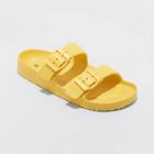 Women's Neida Eva Two Band Slide Sandals - Shade & Shore Yellow