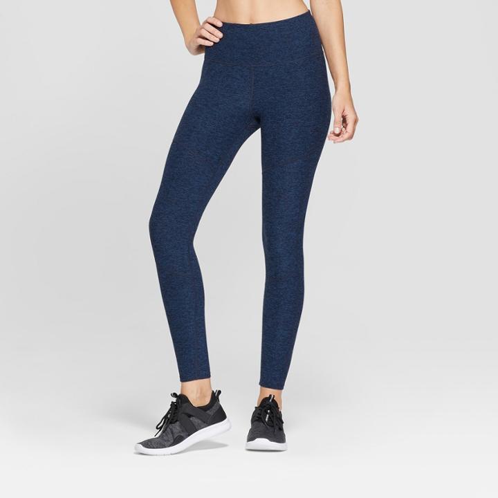 Women's Mini Striped Mid-rise Leggings - Joylab Night