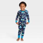 Toddler Hanukkah Lions Print Matching Family Pajama Set - Wondershop Navy