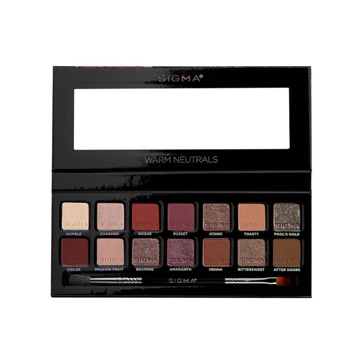 Sigma Beauty Warm Neutrals Eyeshadow Palette