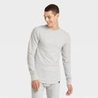 Hanes Men's Thermal Crew Neck T-shirt - Heathered Gray