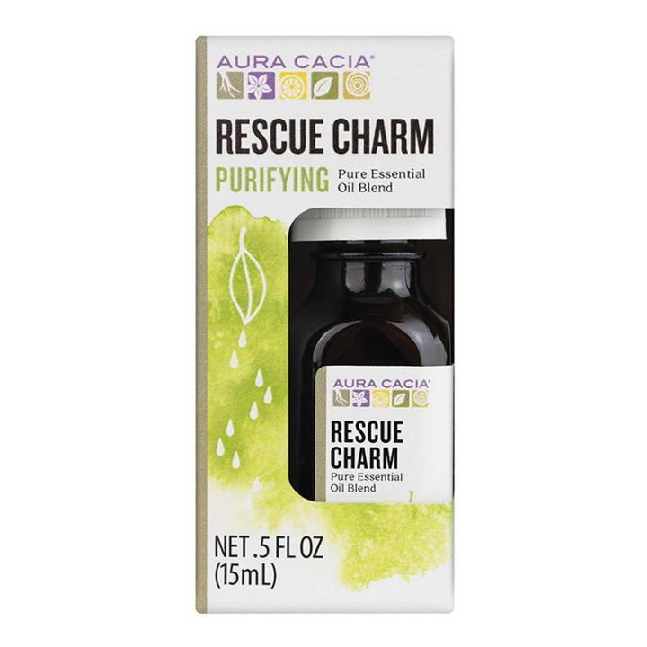 Aura Cacia Rescue Charm Purifying Pure Essential Oil Blend