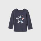 Toddler Boys' Long Sleeve Astronaut Graphic T-shirt - Cat & Jack Navy