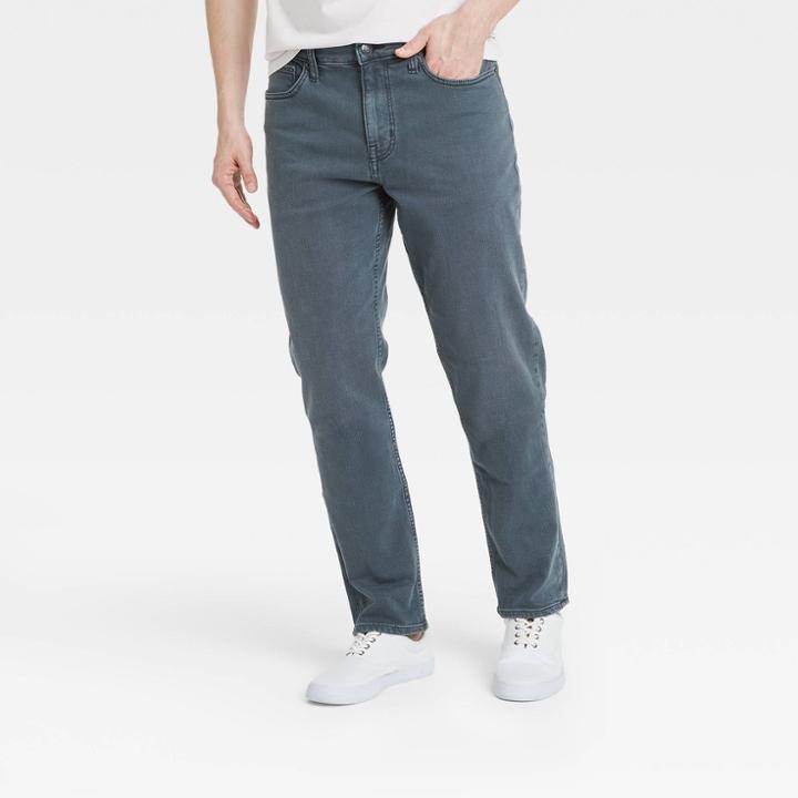Men's Athletic Fit Relaxed Jeans - Goodfellow & Co Navy