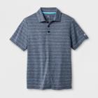 Boys' Heather Stripe Golf Polo Shirt - C9 Champion Navy (blue)