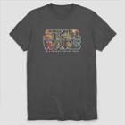 Men's Star Wars Character Logo Short Sleeve Graphic T-shirt - Charcoal Gray