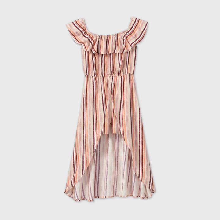 Girls' Walk-through Sleeveless Dress - Art Class S,