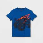 Boys' Monster Short Sleeve Graphic T-shirt - Cat & Jack Bright Blue