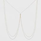 Cross Charm Body Chain - Wild Fable Gold