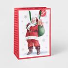 Jumbo Santa Gift Bag - Wondershop