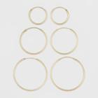 Gold Over Sterling Silver Endless Hoop Fine Jewelry Earrings - A New Day Gold
