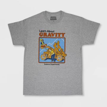 Men's Steven Rhodes Gravity Short Sleeve Graphic T-shirt - Heather Gray