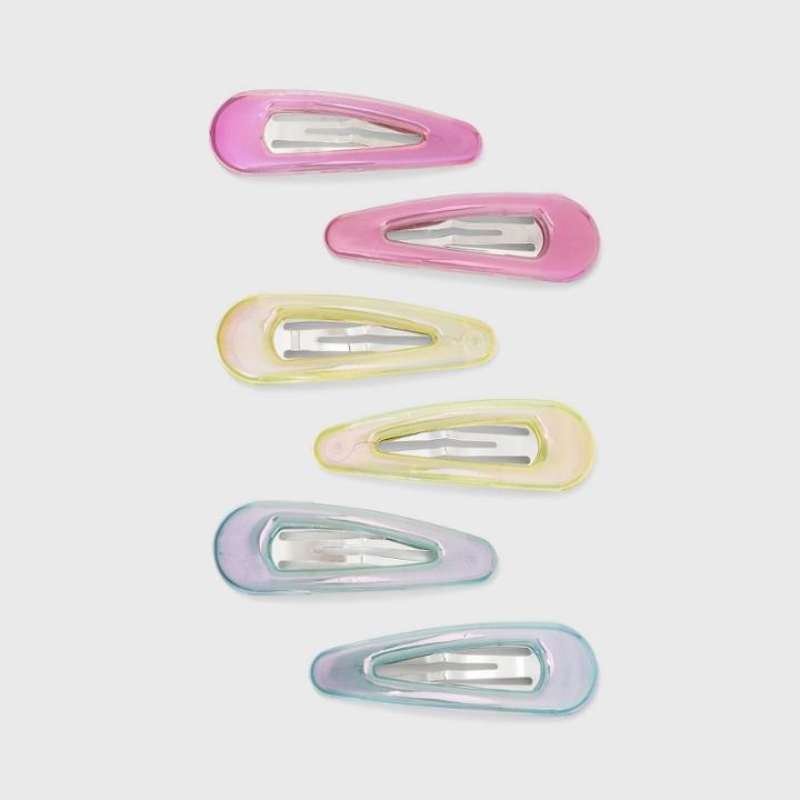 Snap Hair Clip Set 6pc - Wild Fable Brights
