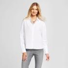 Women's Poplin Shirt - A New Day White