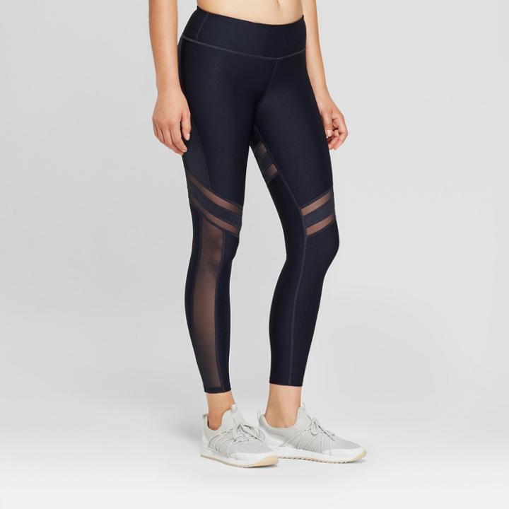 Women's Performance 7/8 Mesh High-waisted Leggings - Joylab Night