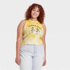 Women's Grateful Dead Plus Size Razor Back Graphic Tank Top - Yellow