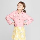 Girls' Denim Jacket - Cat & Jack Pink