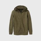 Boys' Moto Sleeve Hoodie Sweatshirt - Art Class Green