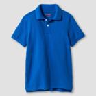 Boys' Pique Stain Resist Uniform Polo Shirt - Cat & Jack Blue