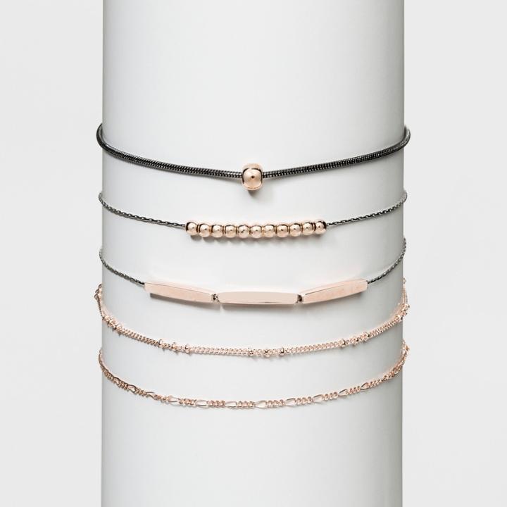 Target Multi Chain Choker Necklace Set 5ct - Wild Fable,