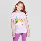 Petitegirls' Short Sleeve Winter Taco Graphic T-shirt - Cat & Jack Lilac S, Girl's, Size:
