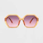 Women's Plastic Round Sunglasses - Universal Thread Orange