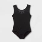 Girls' Dance Tank Mesh Leotard - Cat & Jack Black