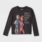 Girls' Disney Descendants Smart Strong Brave Pullover Long Sleeve Graphic T-shirt -