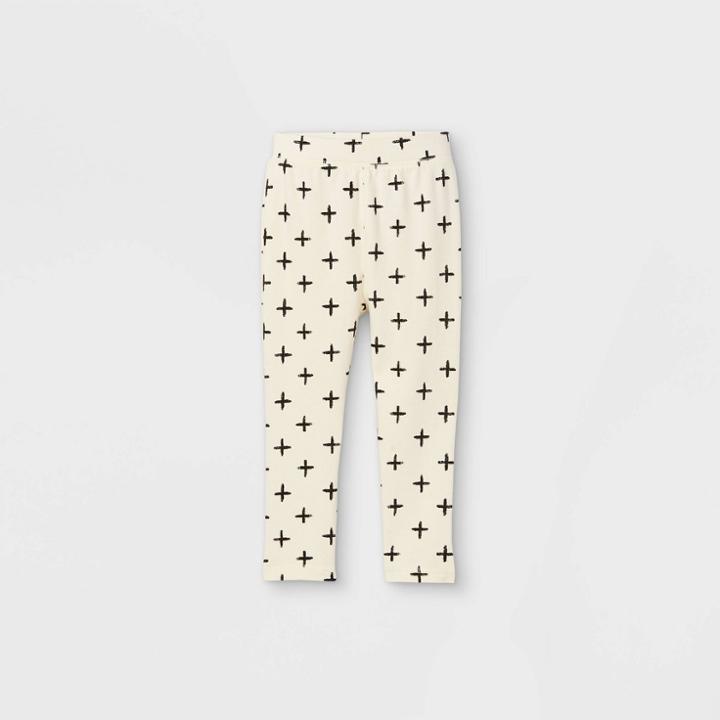 Toddler Boys' 'plus' French Terry Sweatpants - Art Class Cream