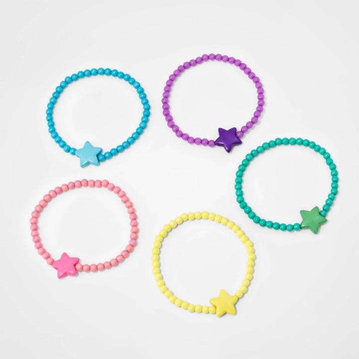 Girls' 5pk Beaded Bracelet Set - Cat & Jack,