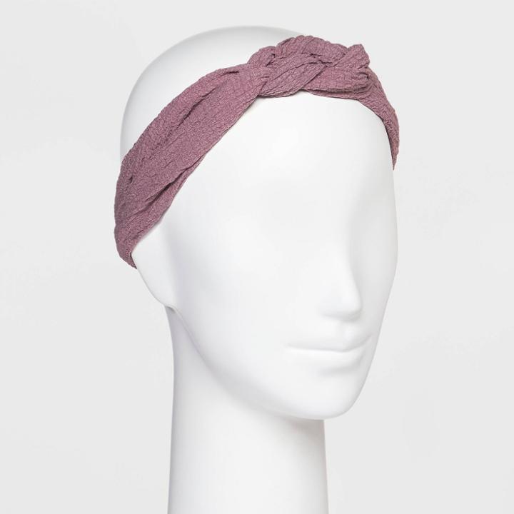 Soft Textured Headwrap - A New Day Pink
