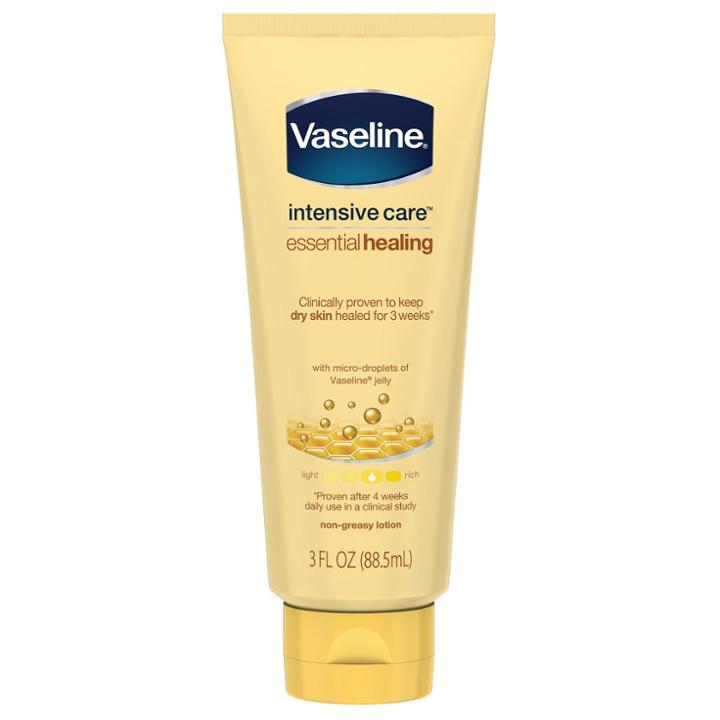 Vaseline Intensive Care Body Lotion Essential Healing 3 Oz, Adult Unisex