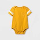 Baby Boys' Pocket Short Sleeve Bodysuit - Cat & Jack Yellow