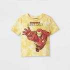 Toddler Boys' Marvel Iron Man Short Sleeve Graphic T-shirt - Yellow 2t - Disney