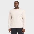 Men's Big & Tall Long Sleeve Performance T-shirt - All In Motion Gray