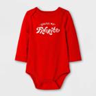 Baby Girls' Valentine Long Sleeve Bodysuit - Cat & Jack Red Newborn