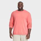 Men's Big & Tall Soft Gym Crewneck Sweatshirt - All In Motion Pink