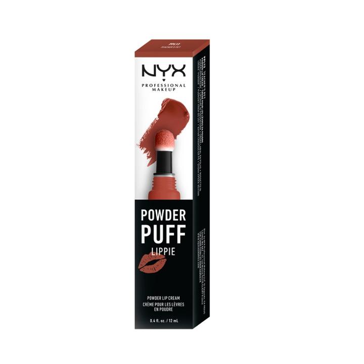 Nyx Professional Makeup Powder Puff Lippie Powder Lip Cream Teacher's Pet