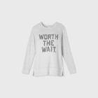 Maternity Worth The Wait Graphic Sweatshirt - Isabel Maternity By Ingrid & Isabel Gray