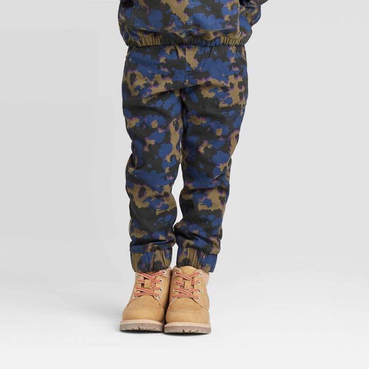 Toddler Boys' Cargo Pants - Art Class Camo 12m, Toddler Boy's, Green
