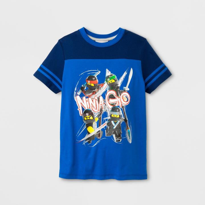 Boys' Lego Ninjago Short Sleeve Graphic T-shirt - Royal